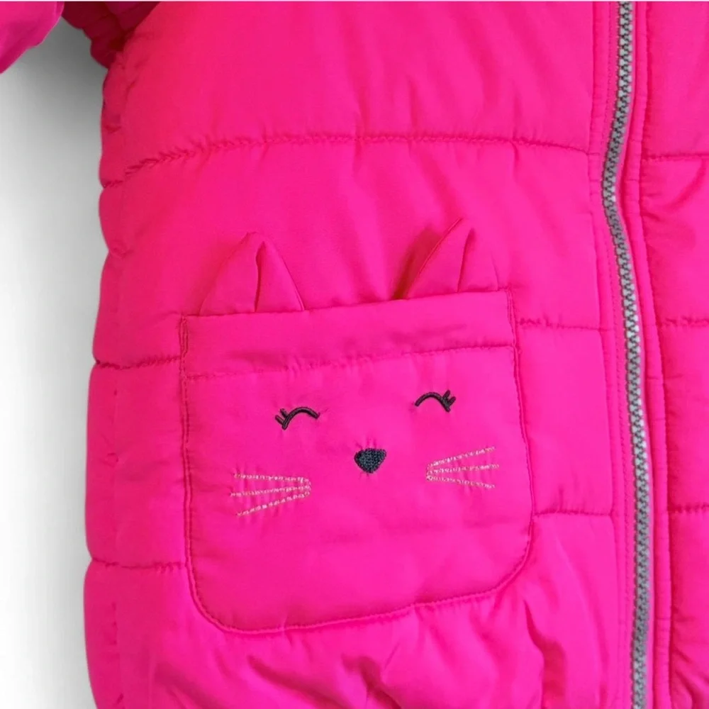 Carter’s Girl‎ Size 4 Pink Puffer Winter Fall Jacket